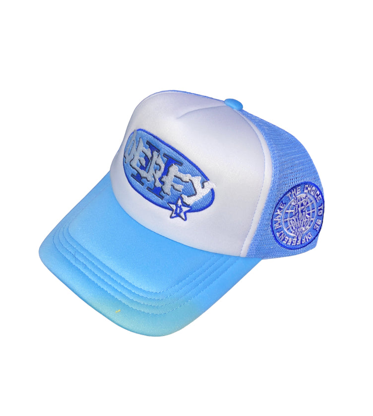 Blue Derfy Trucker