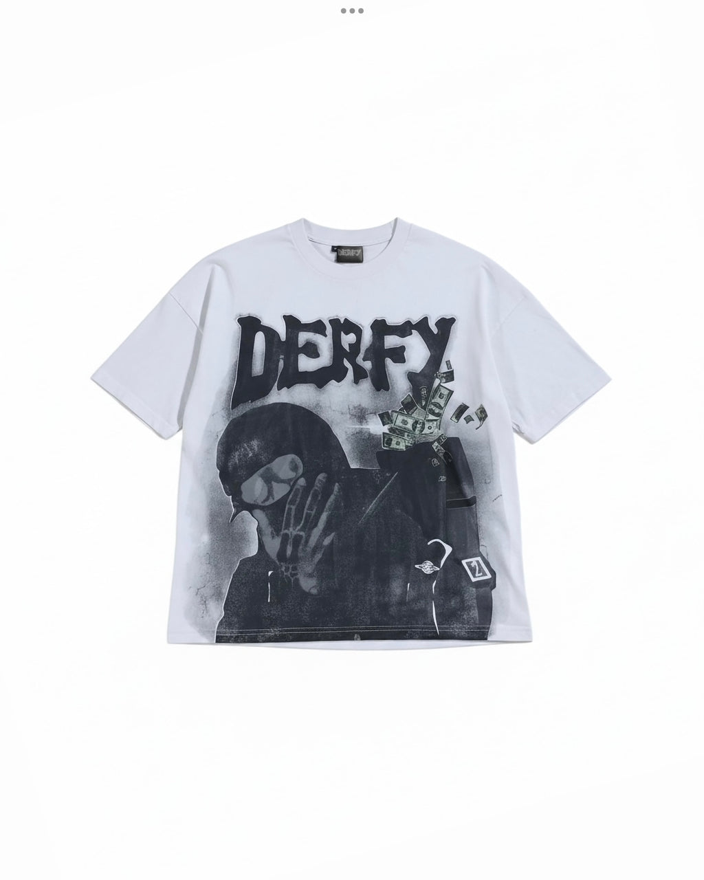 Derfy Cashflow Tee White