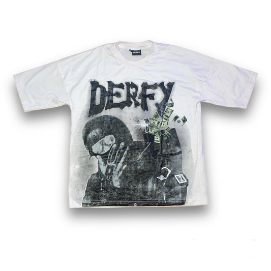 Derfy Cashflow Tee White