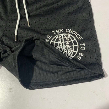 Black Make The Choice Shorts